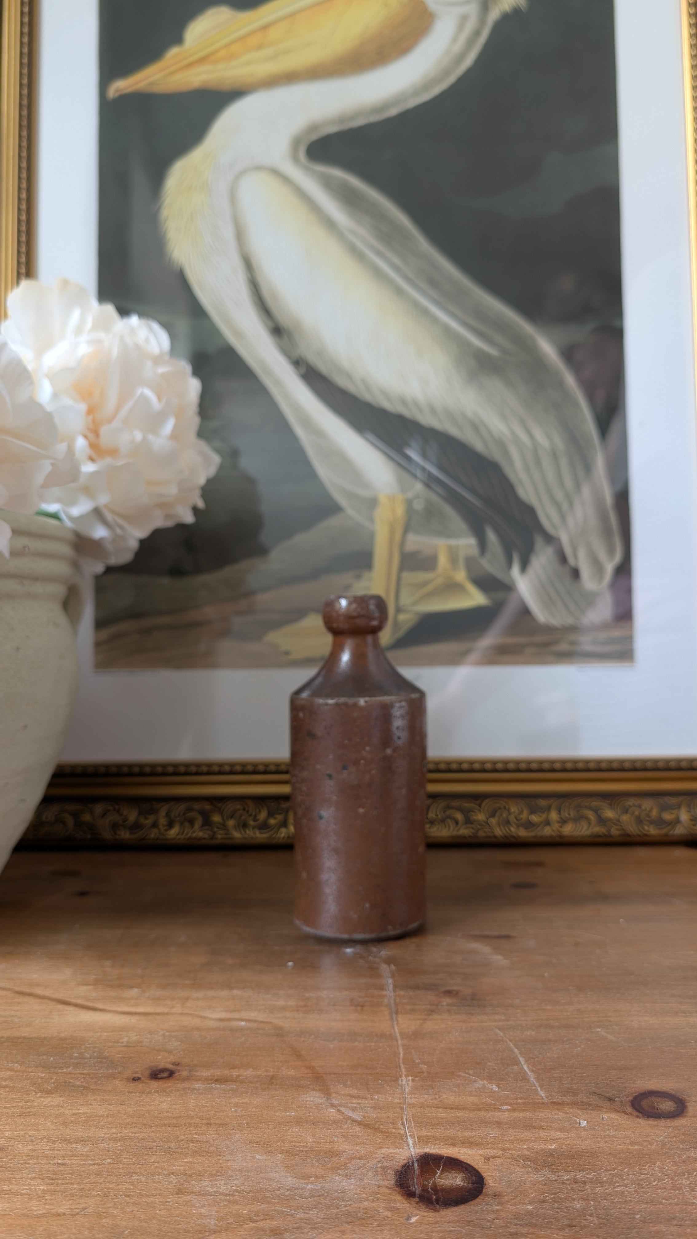 Victorian stoneware bottle - Large