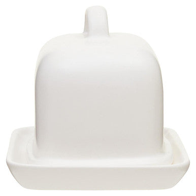 Farmhouse Cream Butter Dish