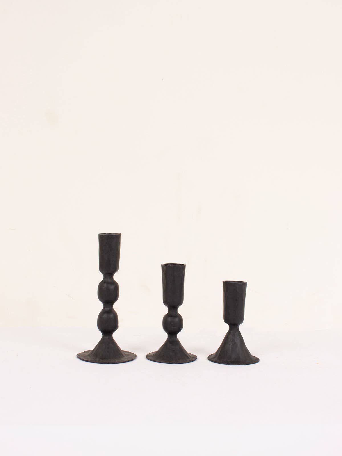 Large Black Candle Holder, Austen