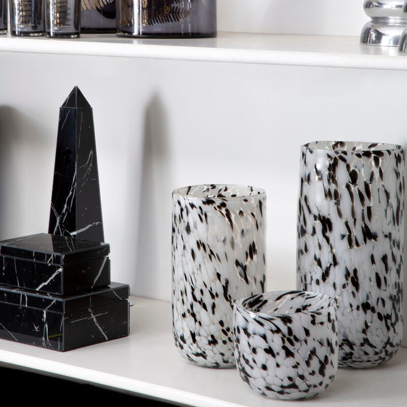 Carra Speckled Grey Large Vase