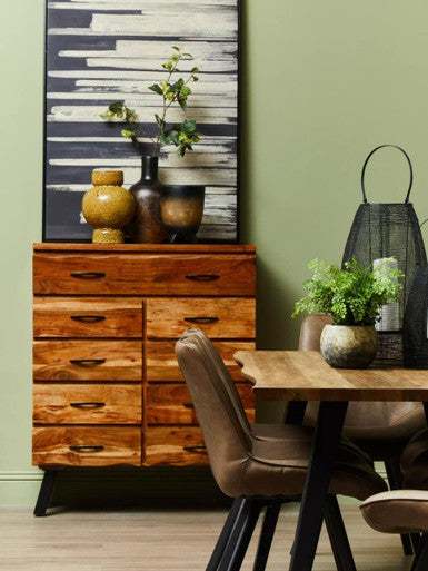 Arlo Large Wooden Ombre Vase