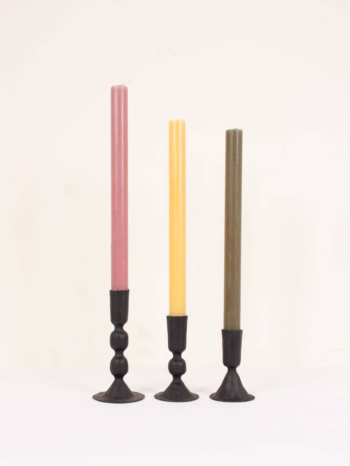 Large Black Candle Holder, Austen
