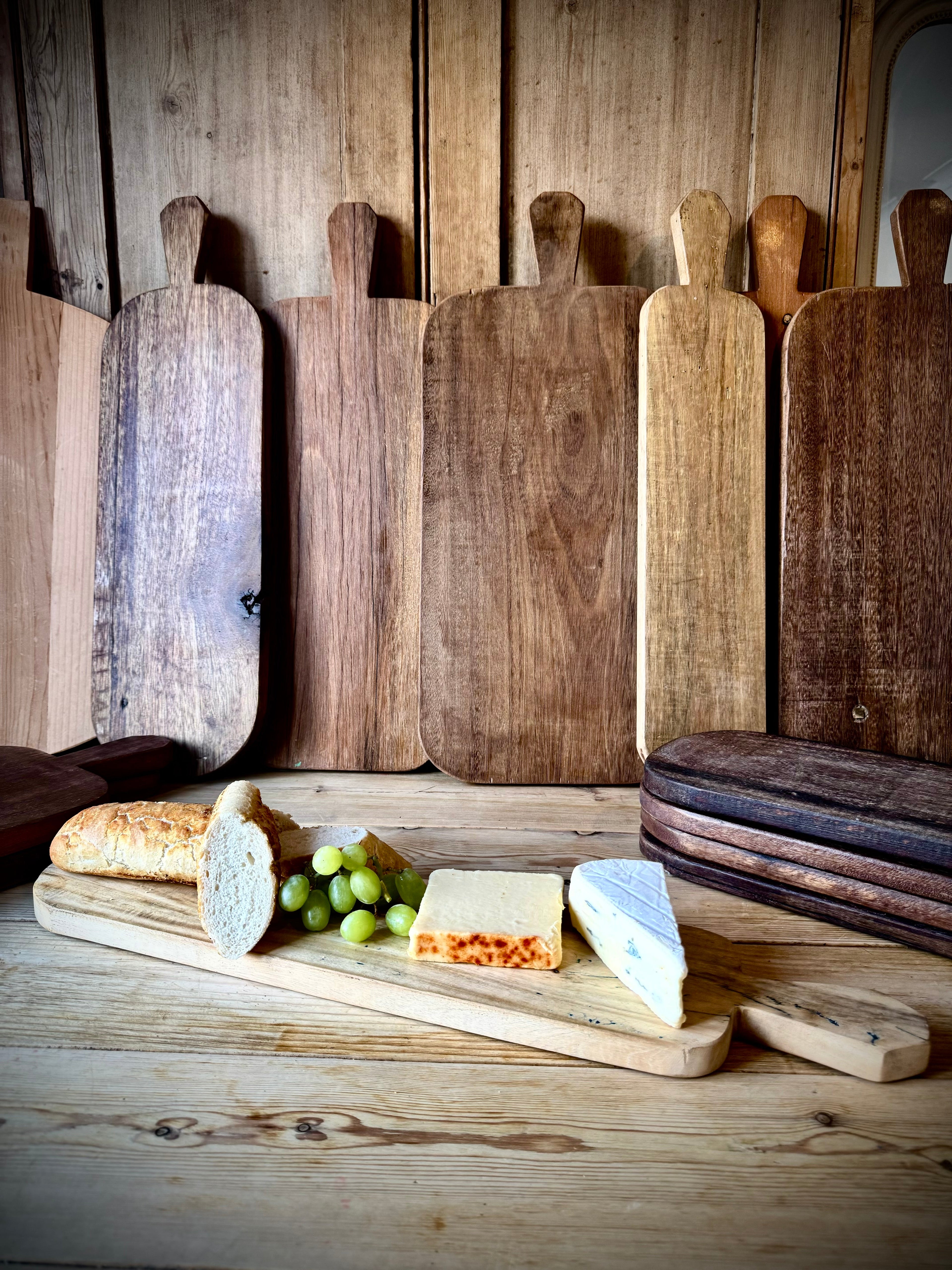Cheese Bread Board /Antipasto Sharing Platter / French Serving Cutting Board