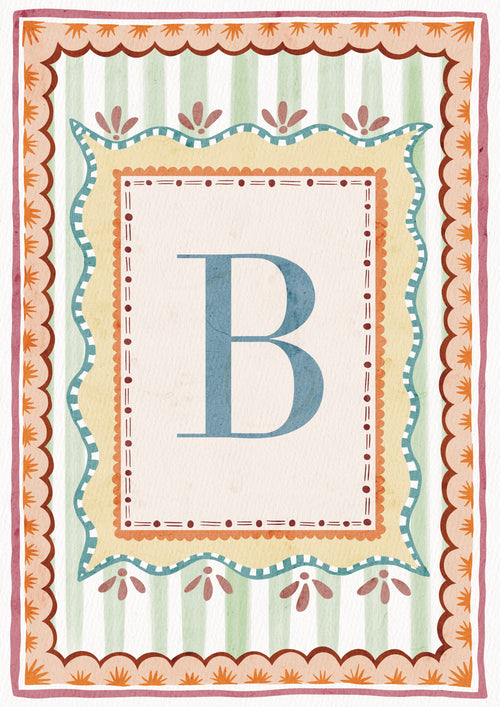 ALPHABET LETTERS ~ Blue / Pink / Green /