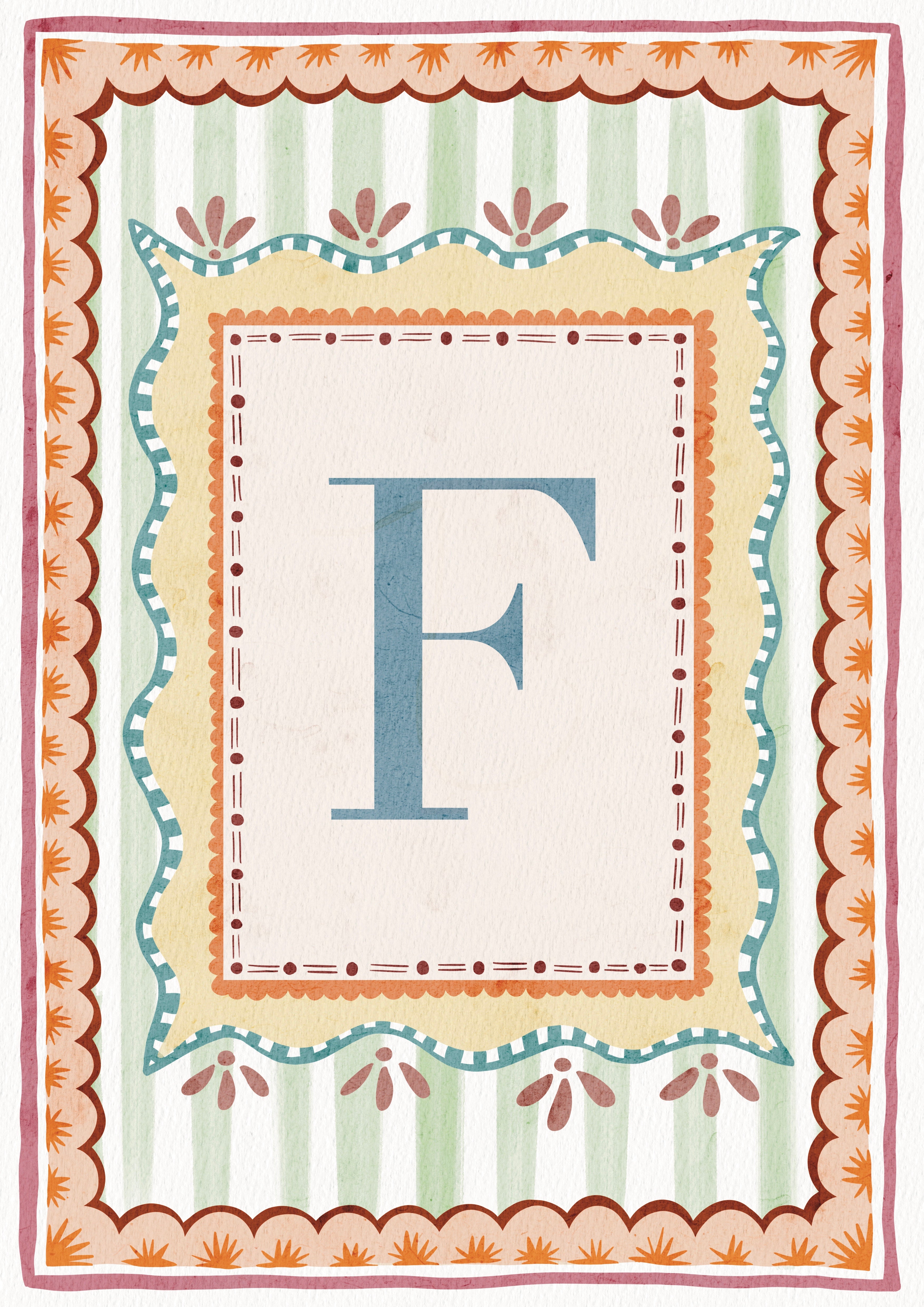 ALPHABET LETTERS ~ Blue / Pink / Green /