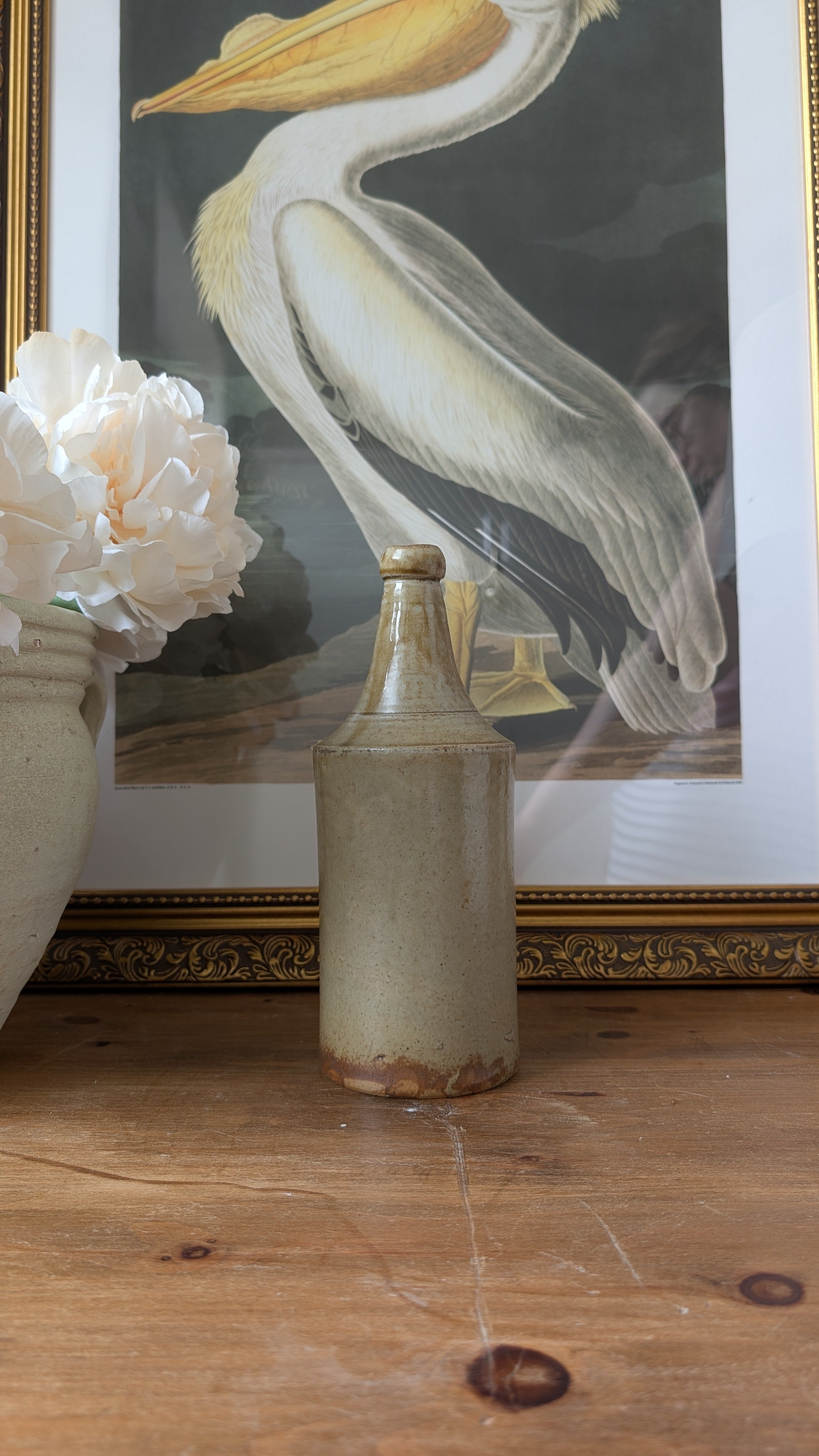 Victorian salt glazed bottle - Large #2
