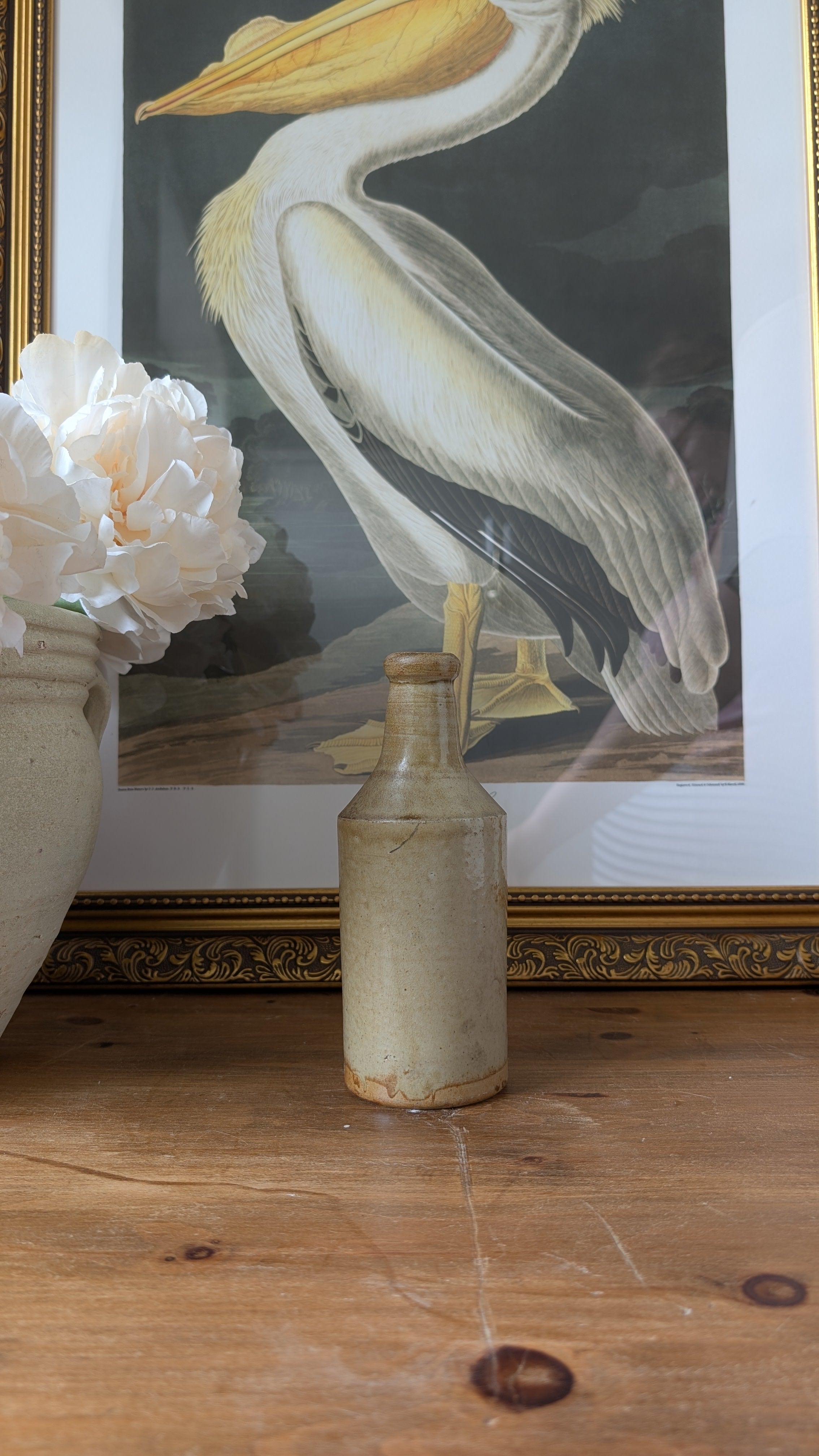 Victorian salt glazed bottle - Small