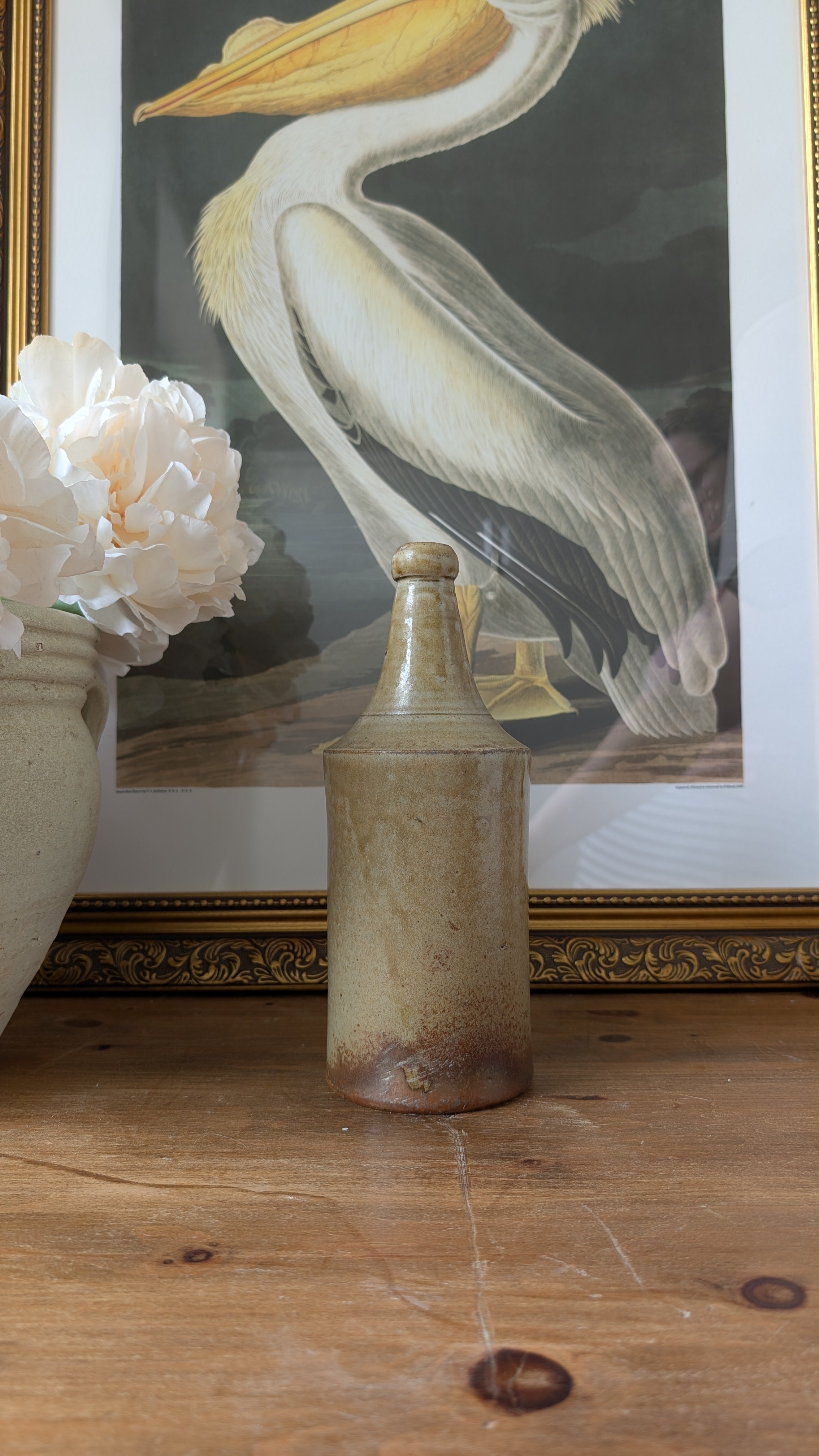Victorian salt glazed bottle - Large #2